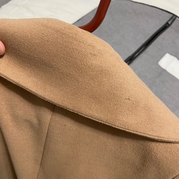Missguided camel long coat Size 6 US - Picture 9 of 10